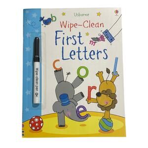 BRAND NEW Wipe Clean Writing Letter Educational Book Usborne Paper Pie